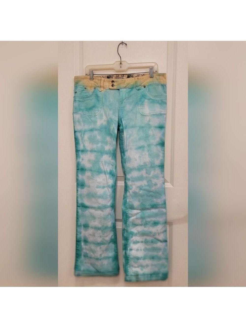 YMI Tie-dye Graphic Print Pants Sz 15